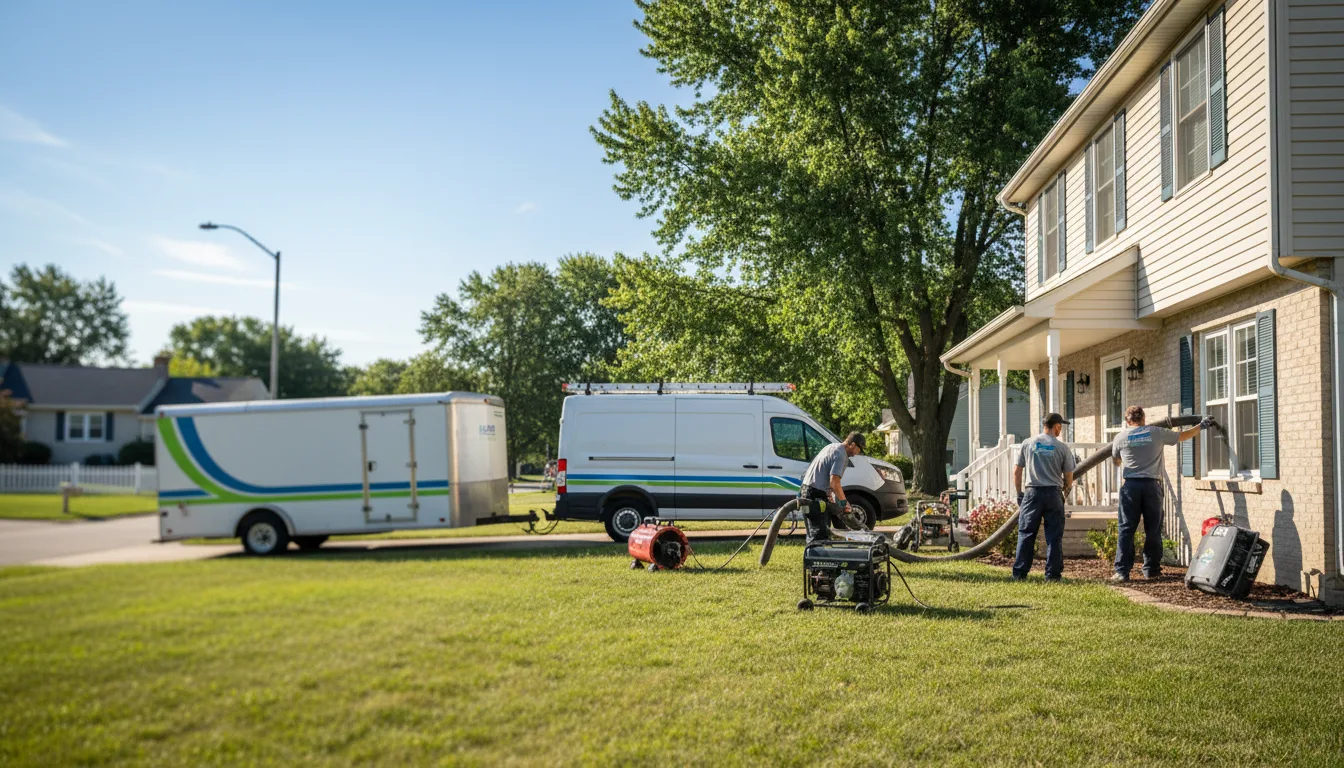 Flooded Basement Restoration And Cleanup With Repair in Brookfield, WI near me